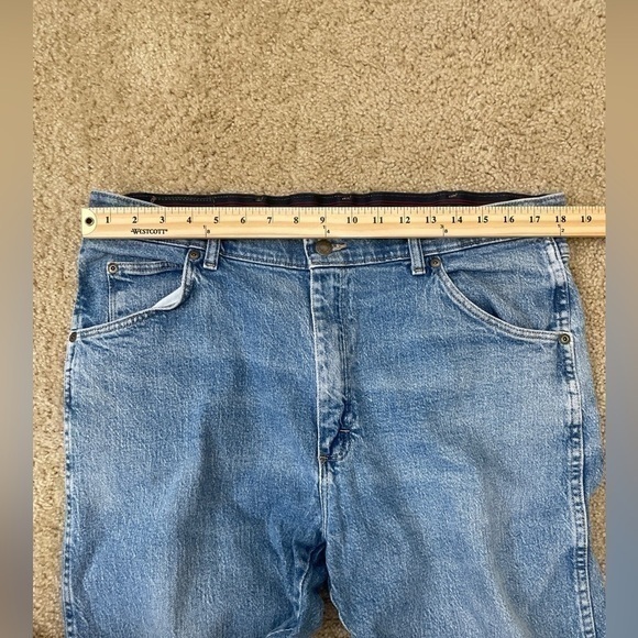 Wrangler‎ Jeans Regular Fit Denim Pants Classic Relaxed Blue 38x29 - Picture 2 of 8
